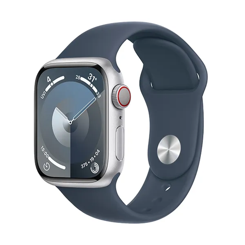 Apple Watch Series 9 45Mm (4G) Viền Nhôm Dây Cao Su - Cũ Đẹp - Xanh Dương