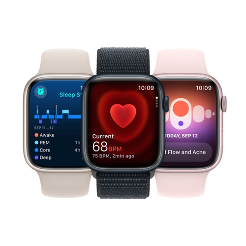 Apple Watch Series 9 45Mm (Gps) Viền Nhôm Dây Cao Su | Chính Hãng Apple Việt Nam