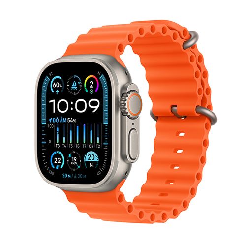 Apple Watch Ultra 2 49Mm (4G) - Viền Titan Dây Cao Su - Chính Hãng Đã Kích Hoạt