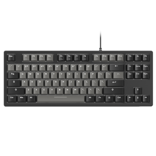 Bàn Phím Cơ Có Dây Dareu Ek87 V2 Multi Led Gray X Black