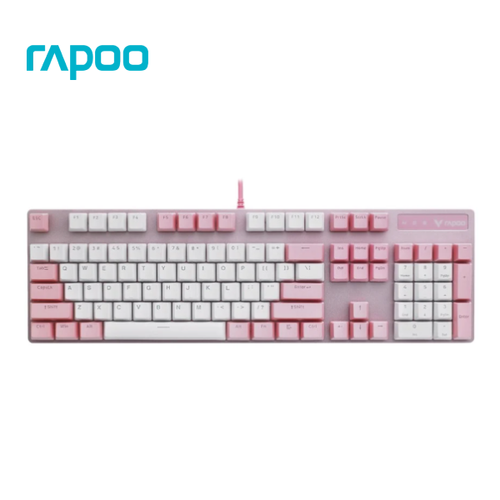 Bàn Phím Cơ Rapoo V500 Pro Pink White (Brown Switch)