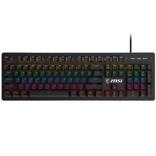 Bàn Phím Gaming Msi Force Gk300 Rgb Led Đen