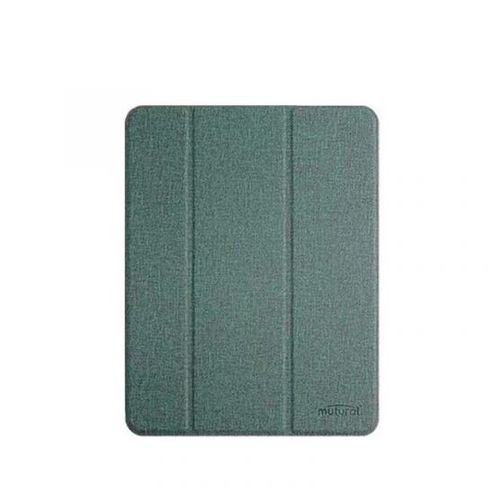 Bao Da Mutural Design Folio Cho Apple Ipad 10.2 2021 - Xanh Rêu