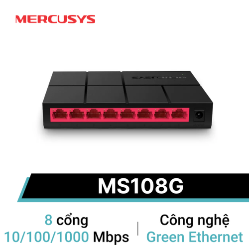 Bộ Chia Mạng 8 Cổng Mercusys Ms108G