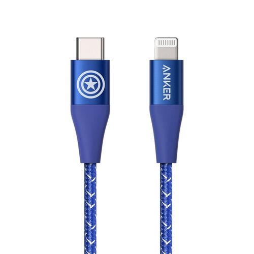 Cáp Anker Powerline Ii Usb - C To Lightning (6Ft/1.8M) A9551 Phiên Bản Marvel - Cũ
