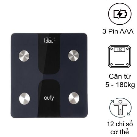 Cân Điện Tử Thông Minh Eufy Smart Scale C1 (T9146) - Cũ