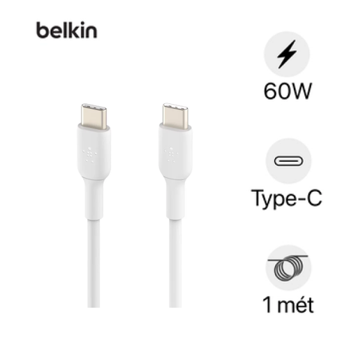 Cáp Belkin Type C To Type C 2M Vỏ Nhựa 60W 