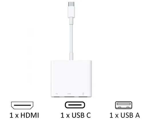 Cáp Chuyển Đổi Apple Usb - C Digital Av Multiport Muf82Za | Chính Hãng Apple Việt Nam