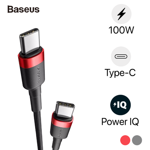 Cáp Sạc Nhanh Baseus Cafule Pd 2.0 100W Type - C To Type - C (20V 5A) 2M - Cũ