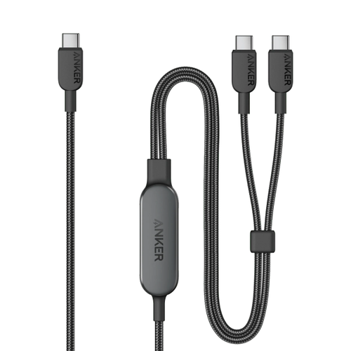 Cáp Sạc Anker Nylon 2 Trong 1 Usb - C To Usb - C 140W Dài 1.2M A8895