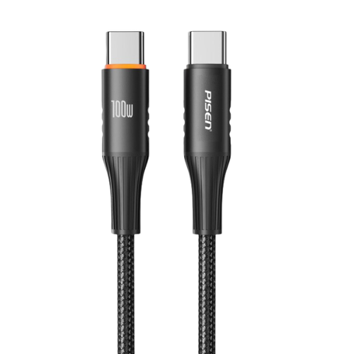 Cáp Sạc Nhanh Tự Ngắt Pisen Pro - Fox Intelligent Poweroff Usb - C To Usb - C 100W 1.2M
