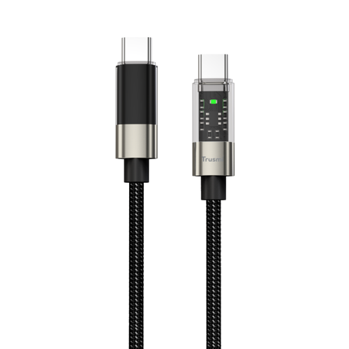 Cáp Trusmi Usb - C To Usb - C Led Rainbow 60W Dài 1M - Cũ