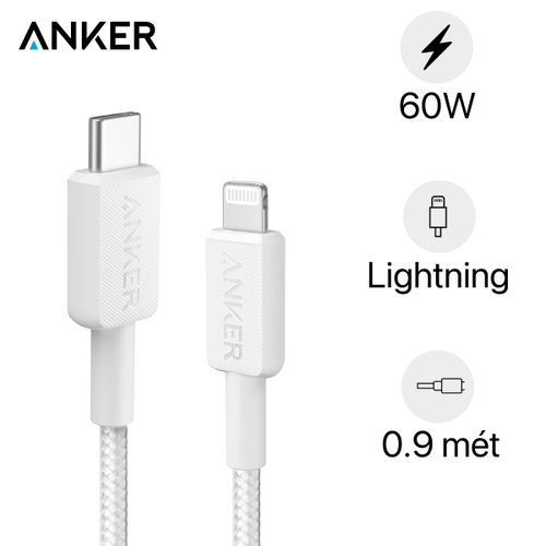 Cáp Anker 322 Usb - C To Usb - L 0.9M Nylon A81B5H21