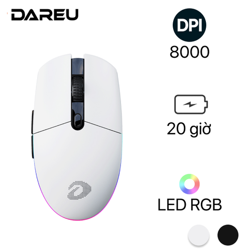 Chuột Chơi Game Không Dây Dareu Em911X Rgb