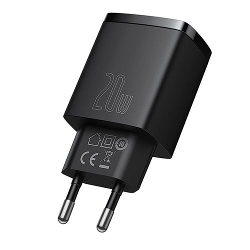 Củ Sạc Baseus Compact 20W 2 Cổng Usb - A + Type - C - Cũ