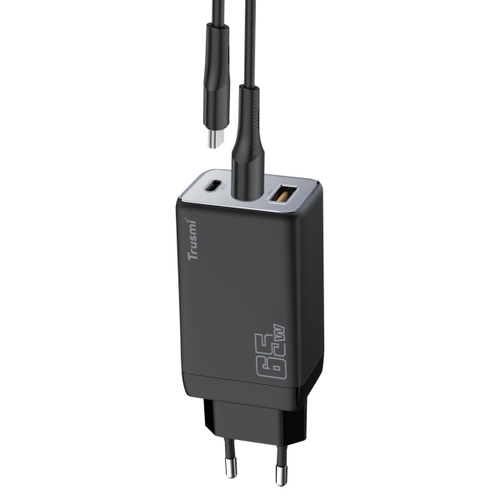 Sạc Nhanh Mini Trusmi Pd 65W Gan 1A+2C Kèm Cáp Type - C To Type - C 60W (Eu) Ch05