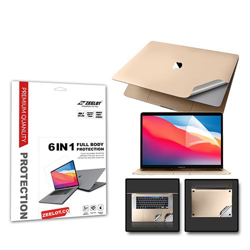 Bộ Dán Macbook Pro 13 Inch Zeelot 6 In 1