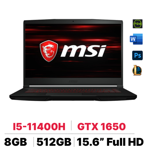 Laptop Gaming Msi Gf63 Thin 11Sc 664Vn - Cũ Xước Cấn