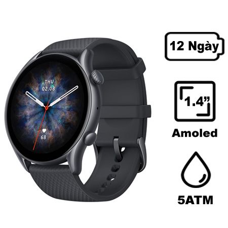 Đồng Hồ Thông Minh Amazfit Gtr 3 Pro Dây Silicone - Cũ Trầy Xước