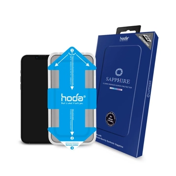 Kính cường lực iPhone 14/13/13 Pro Hoda Sapphire có kit trợ dán
