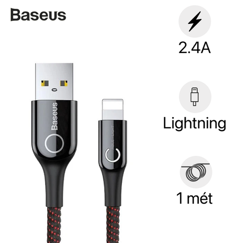 Cáp Usb - A To Lighting Baseus 1M Đèn Led Tự Ngắt - Cũ