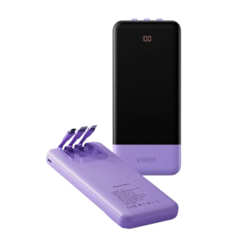 Pin Dự Phòng Robot 10000Mah 10.5W Tích Hợp Cáp C - L - M Rp - 101L