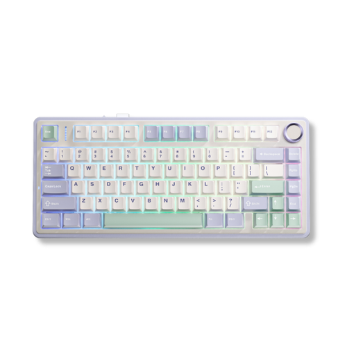 Bàn Phím Cơ Không Dây Aula F75 Ice Green