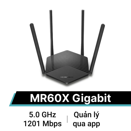 Router Wifi 6 Ax1500 Merrcusys Mr60X Gigabit