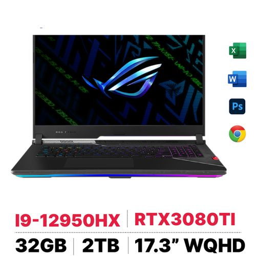 Laptop Asus Rog Strix Scar 17 Se G733Cx - Ll6789W - Cũ Đẹp