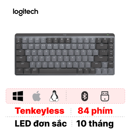 Bàn Phím Cơ Không Dây Logitech Mx Mechanical Mini