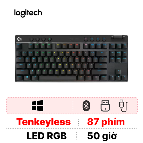 Bàn Phím Gaming Logitech Pro X Tkl Lightspeed