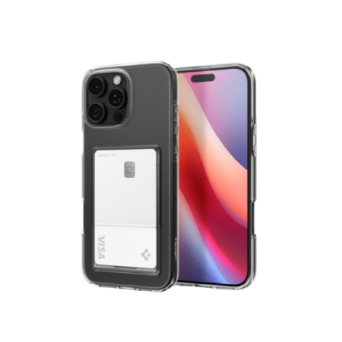 Ốp Lưng Iphone 16 Pro Max Spigen Crystal Slot Crystal Clear