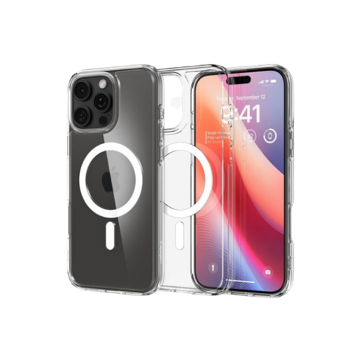 Ốp Lưng Iphone 16 Pro Spigen Crystal Hybrid With Magsafe White