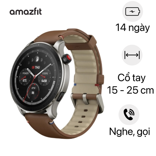 Đồng Hồ Thông Minh Amazfit Gtr 4 Dây Da - Cũ Trầy Xước