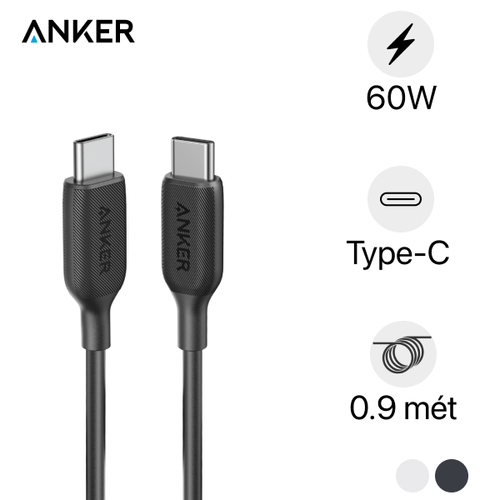 Cáp Type C - Type C Anker Powerline Iii A8852 0.9M 