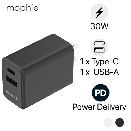 Củ Sạc Mophie Essential 1A1C Pd 30W - Cũ