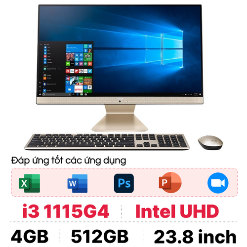 Máy Tính Văn Phòng All In One Văn Phòng Asus V241Eat - Ba057W