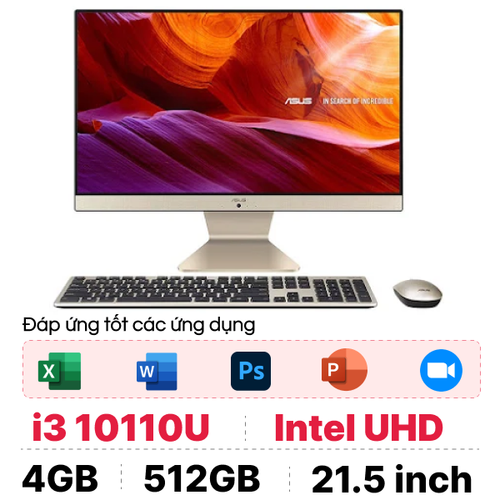 Máy Tính Để Bàn All In One Văn Phòng Asus V222Fak Ba143W