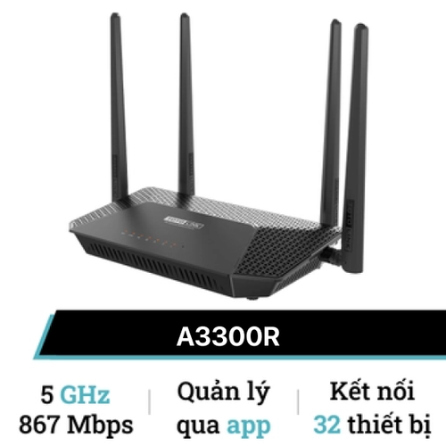 Router Wifi Totolink A3300R Băng Tần Kép Ac1200