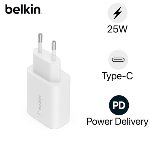 Củ Sạc Belkin Pd 25W 1 Cổng Type - C Chân Tròn - Cũ
