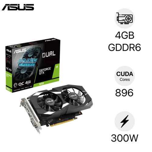 Card Màn Hình Asus Dual Gtx 1650 O4Gd6 - P