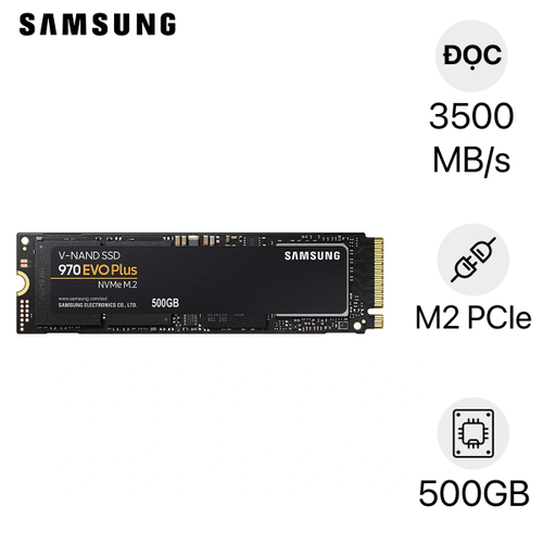 Ổ Cứng Ssd Samsung 970 Evo Plus Pcie Nvme 500Gb