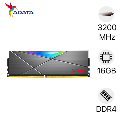 Ram Pc Adata Xpg D50 Rgb 16Gb (1X16Gb) 3200Mhz Ddr4 