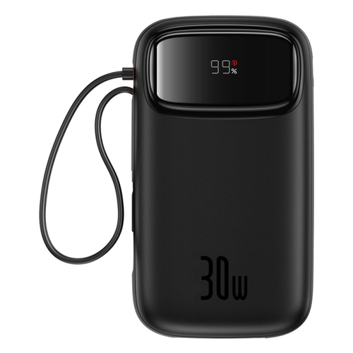 Pin Sạc Dự Phòng Baseus Qpow2 Màn Hình Số 20.000Mah 30W Kèm 2 Cáp Type - C - Cũ