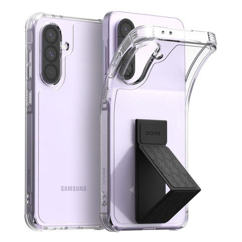 Ốp Lưng Samsung Galaxy A56 5G Araree Flexield Gripstand Combo Clear