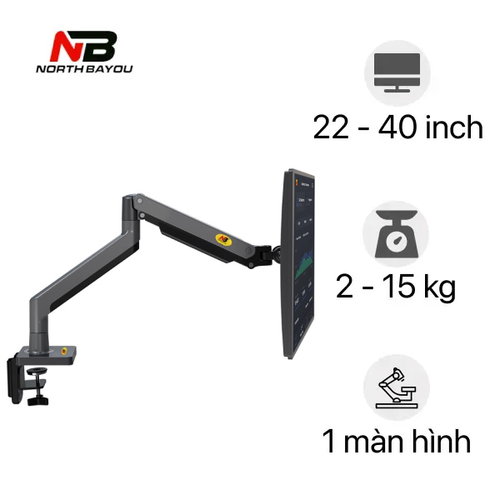 Giá treo màn hình máy tính North Bayou G45 (22 - 40 inch)