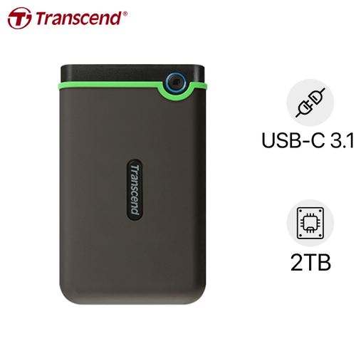 Ổ Cứng Di Động Hdd Transcend Storejet 25M3C Usb - C 2Tb