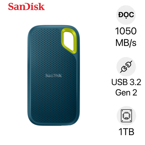 Ổ Cứng Di Động Ssd Sandisk E61 Extreme V2 Monterey 1Tb