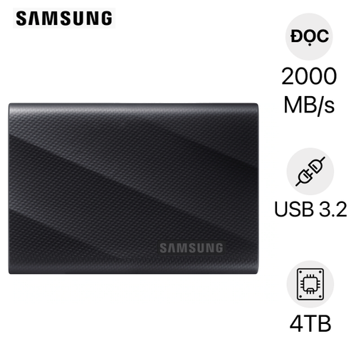 Ổ Cứng Di Động Ssd Samsung T9 2000Mb/S 4Tb Mu - Pg4T0B/Ww