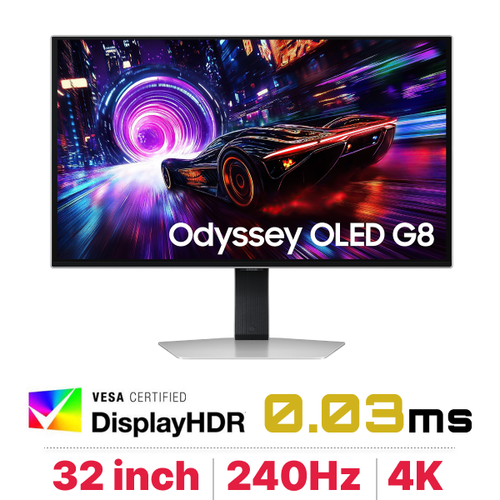 Màn Hình Gaming Samsung Odyssey Oled G8 G81Sf Ls32Fg812Sexxv 32 Inch
